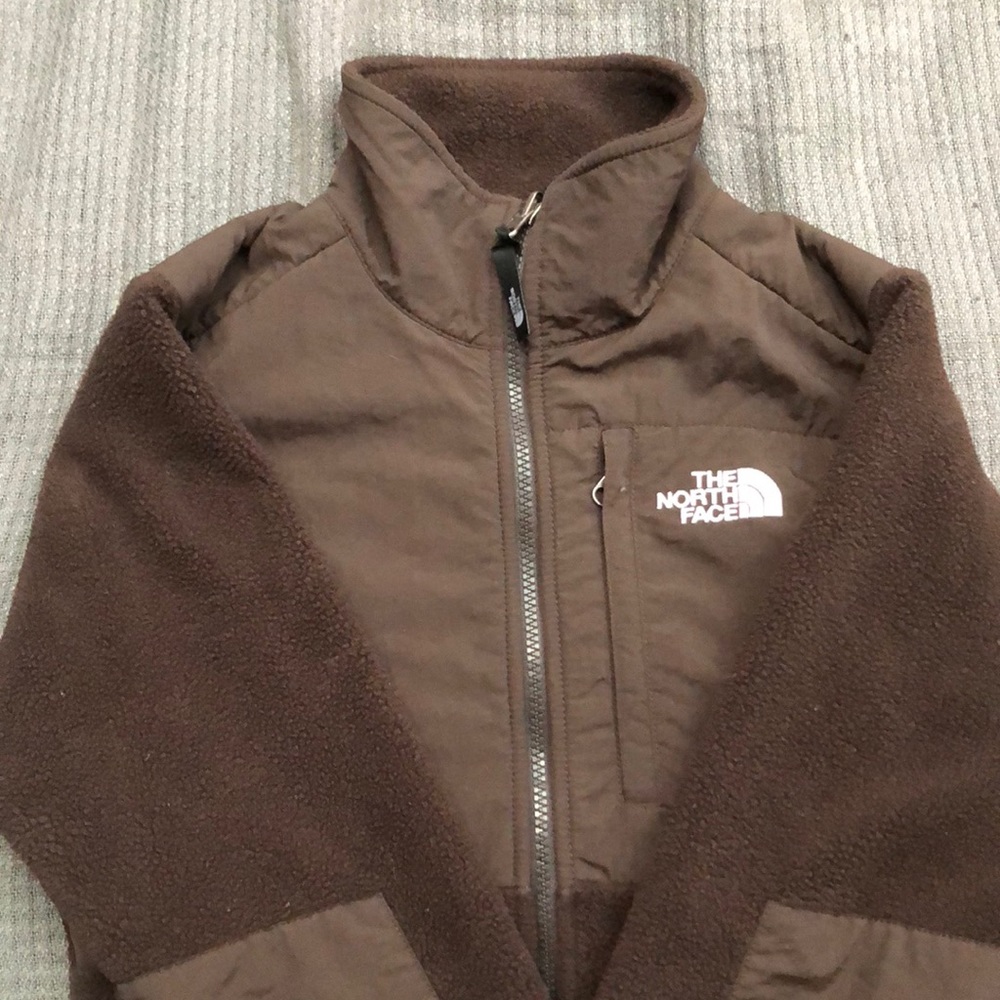Brown North Face jacket